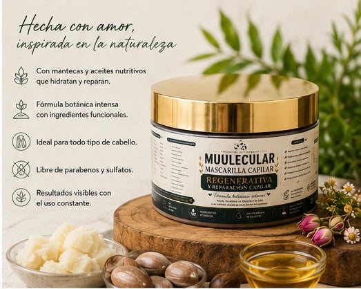 Mascarilla Capilar Regenerativa MUULECULAR – 10 oz