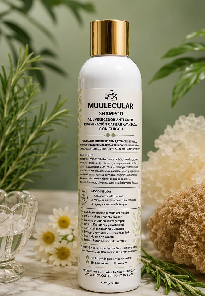 Shampoo Regenerador Capilar con GHK-CU – 8 oz (236 ml)