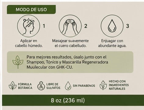 Acondicionador Regenerador Capilar con GHK-CU
